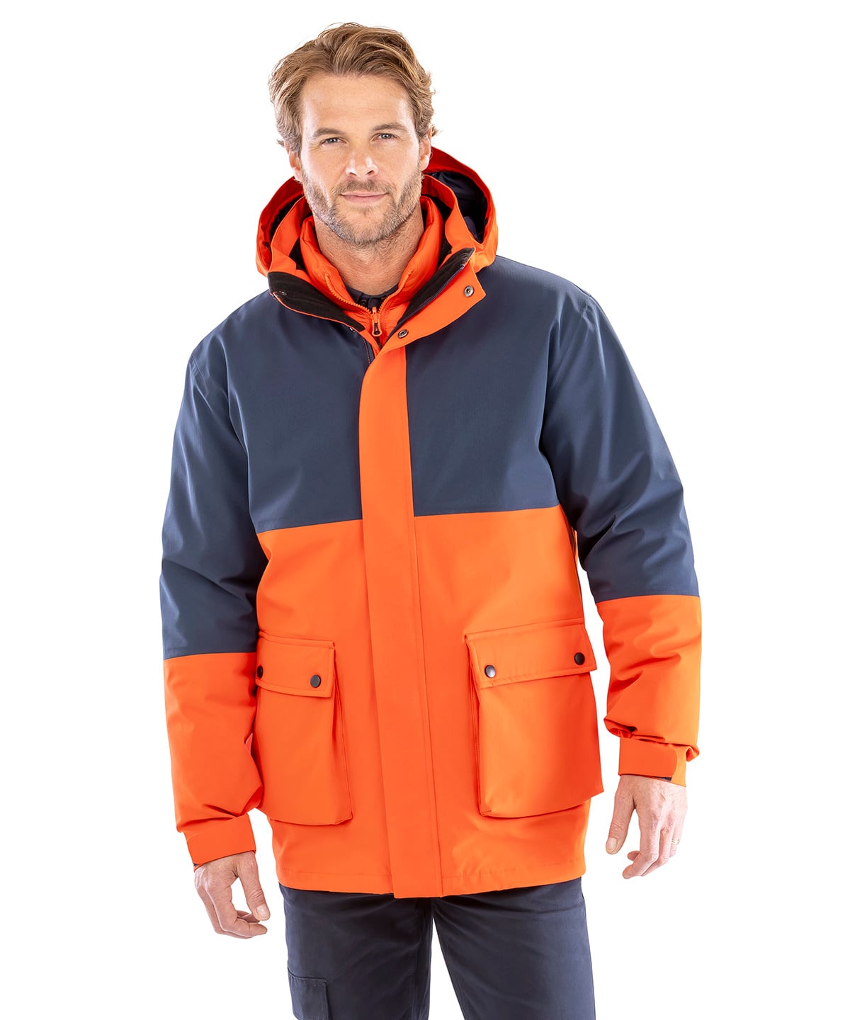 Result Recycled R920X Recycled 3-In-1 Padded Ripstop Jacket
