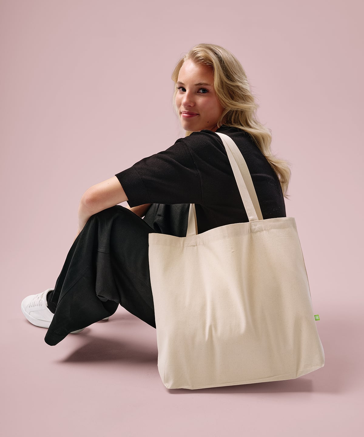 Nutshell® RL066 Organic Canvas ‘flat Base’ Landscape Shopper