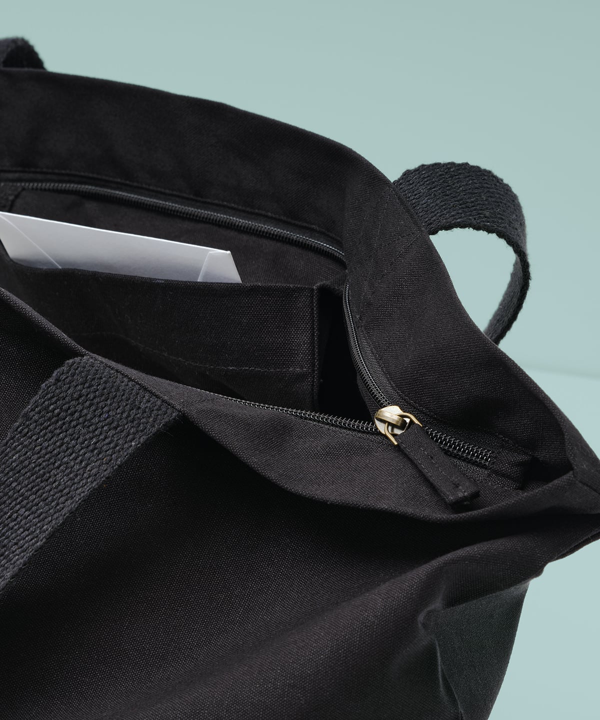 Nutshell® RL069 Elba Organic Canvas Premium Zip Tote