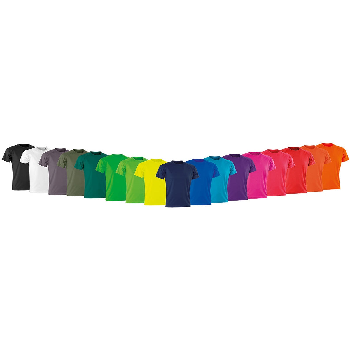 Spiro Performance Aircool Tee - Black
