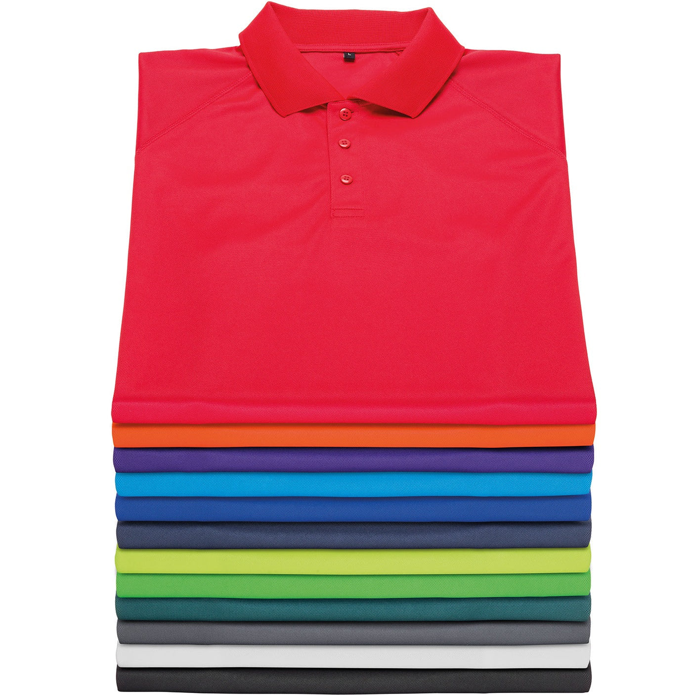 Spiro Performance Aircool Polo Shirt - Flo Yellow
