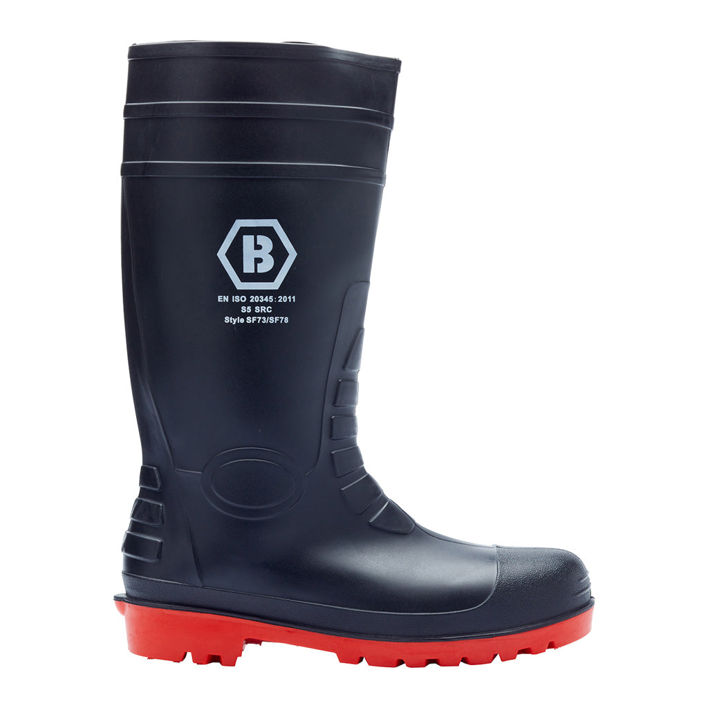 Blackrock Safety Wellingtons - Red Sole (polybag)
