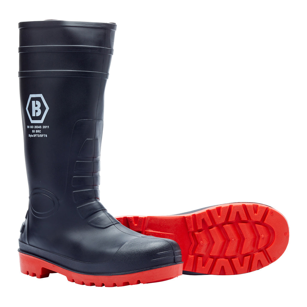 Blackrock Safety Wellingtons - Red Sole (polybag)