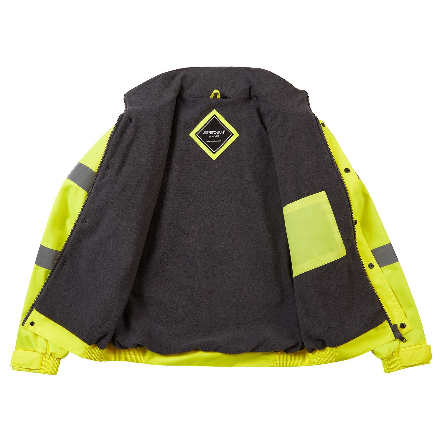 Supertouch Fleece Lined Bomber Jacket
