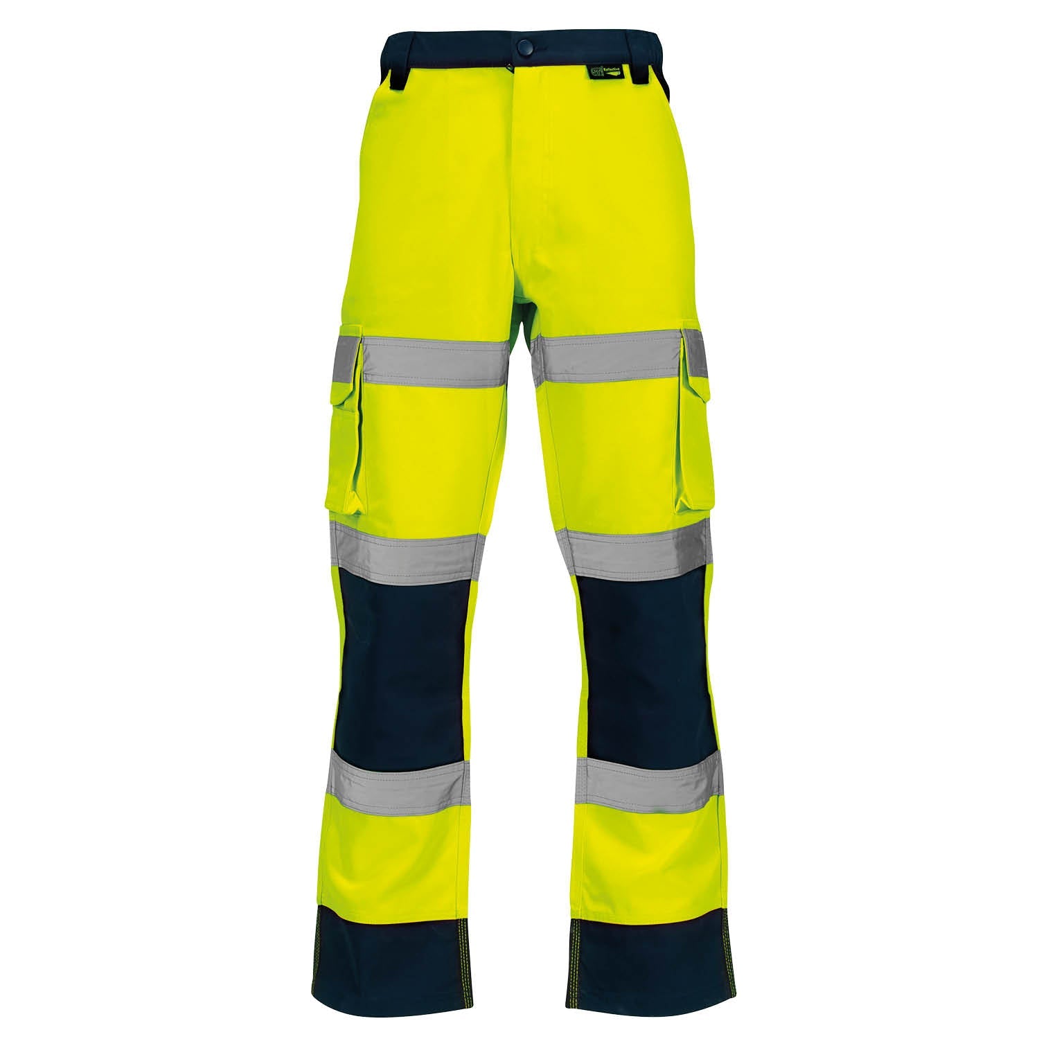 Supertouch Hi-Vis 2 Tone Yellow Combat Trousers - Long