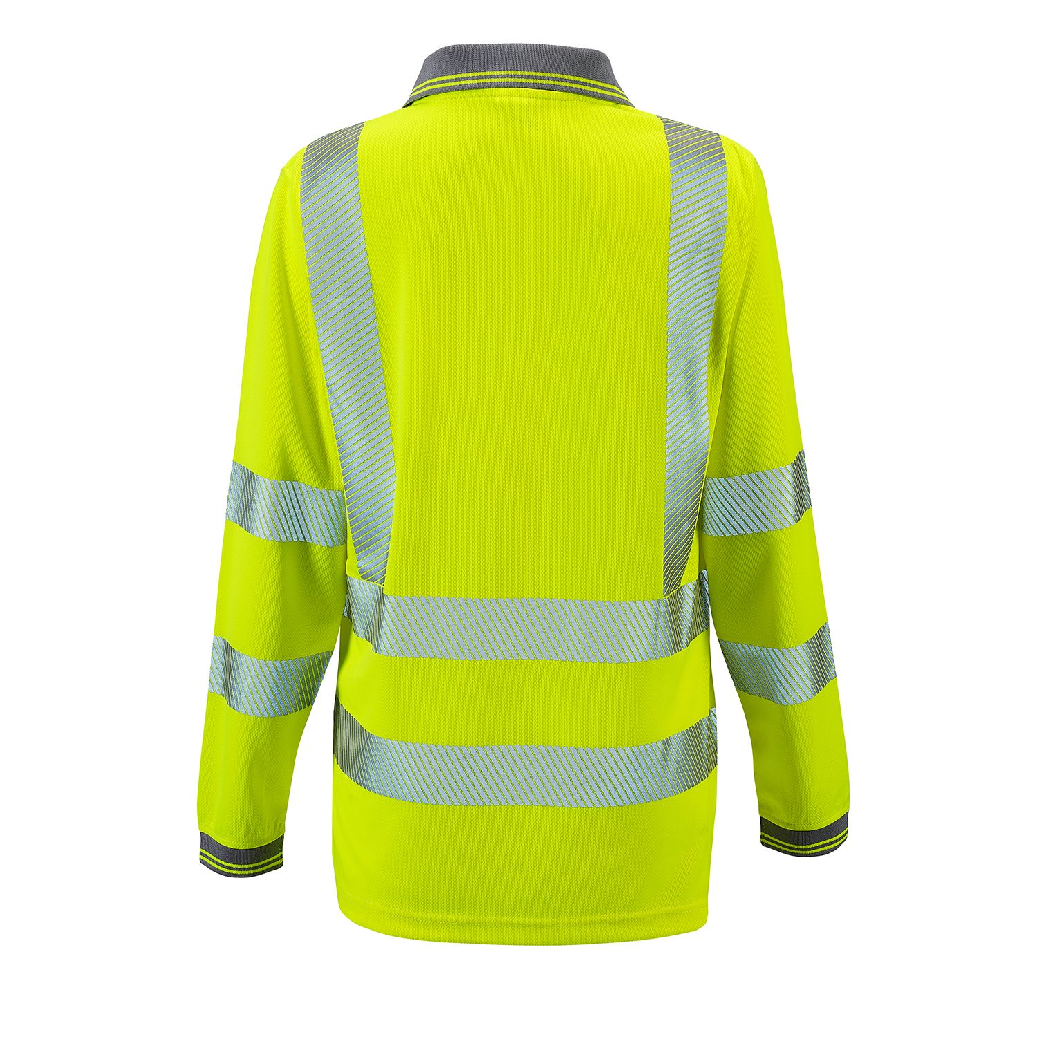 Supertouch Ladies Hi Vis Yellow Jaya Bird Eye Polo