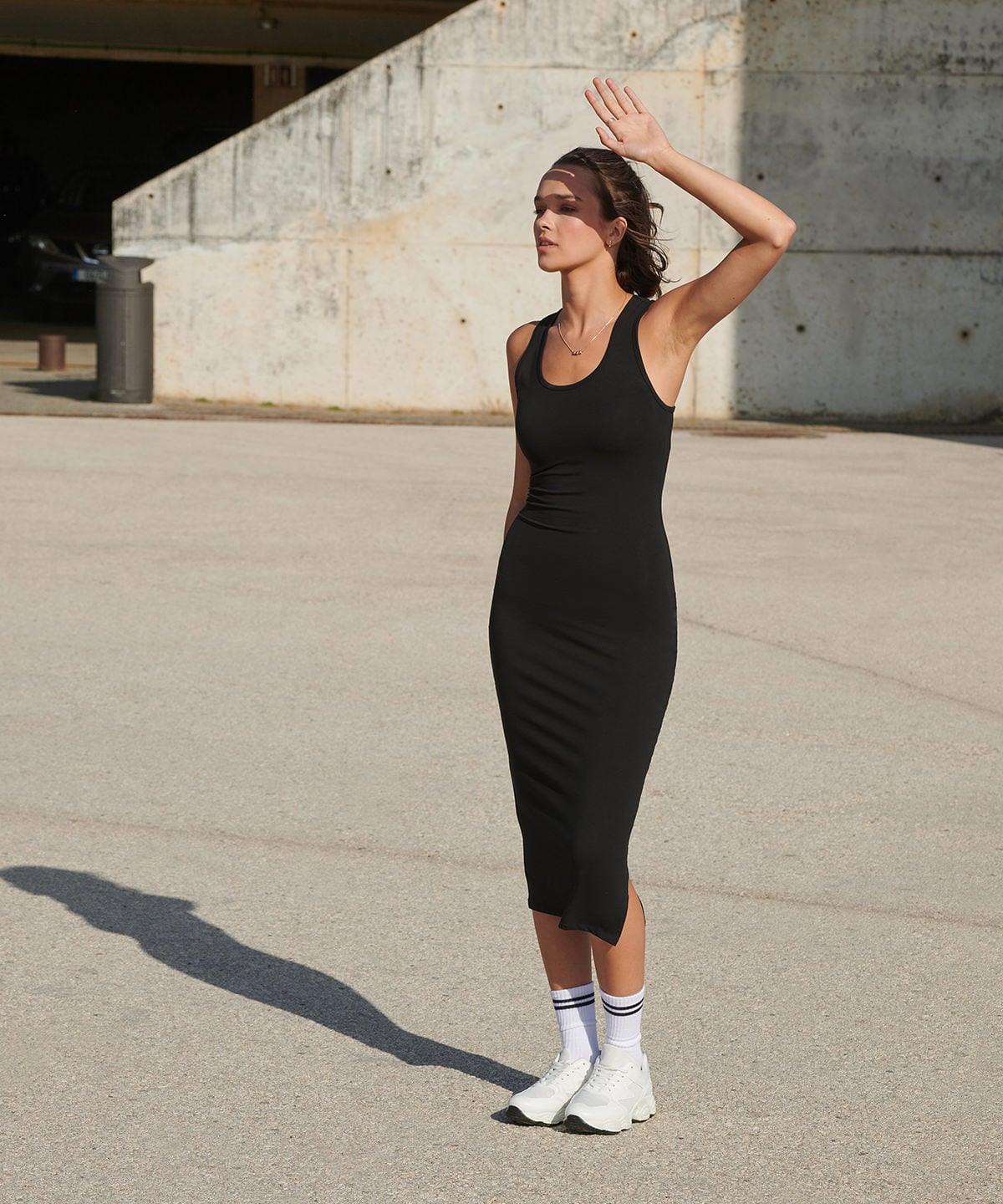 SF SK114 Women’s Racerback Midi Dress
