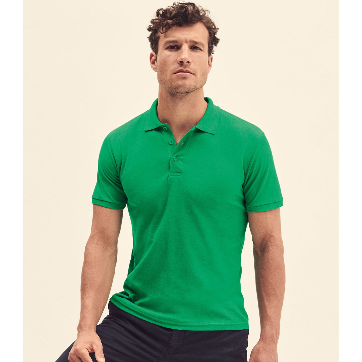 Fruit Of The Loom Premium Polo - Black