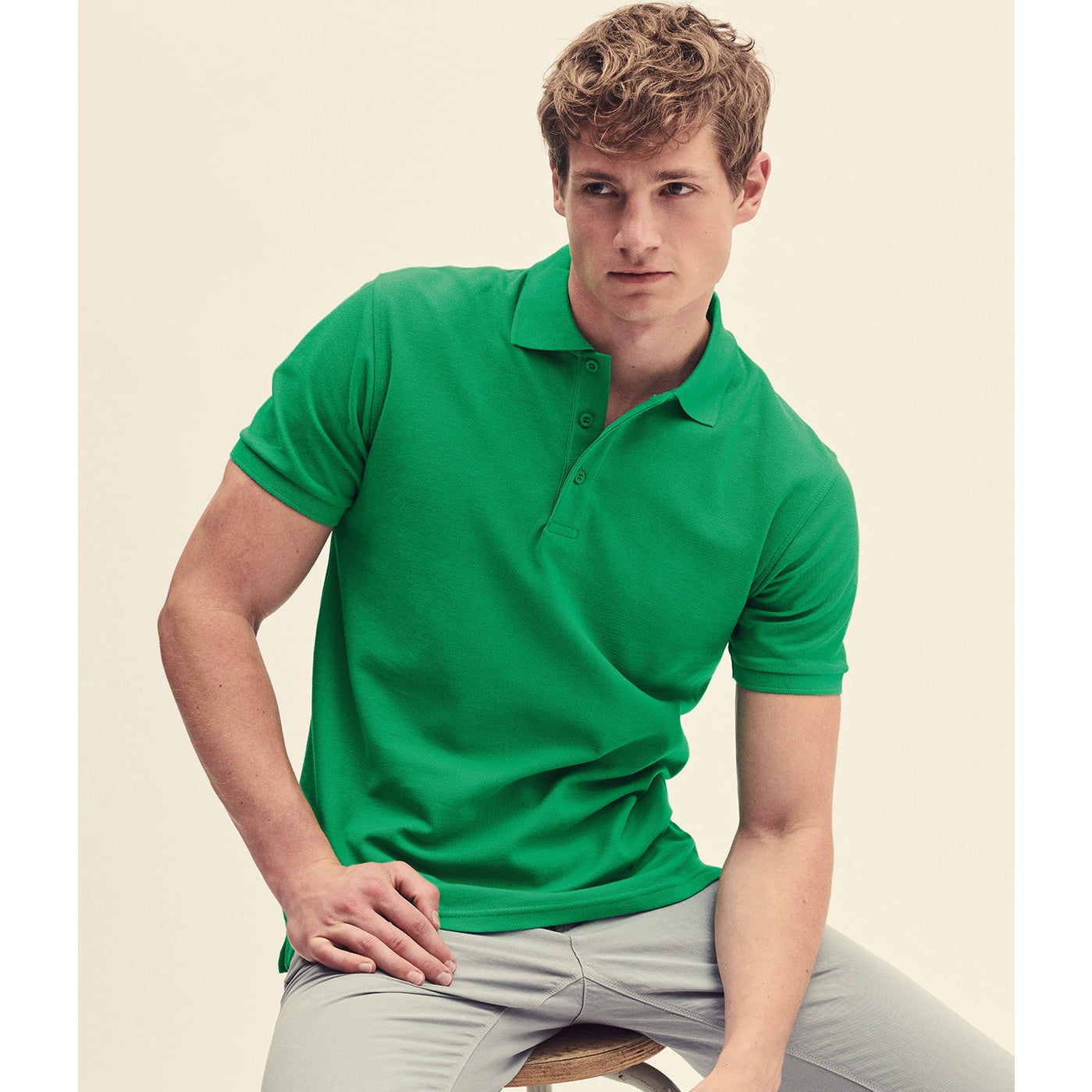 Fruit Of The Loom Premium Polo - Azure Blue