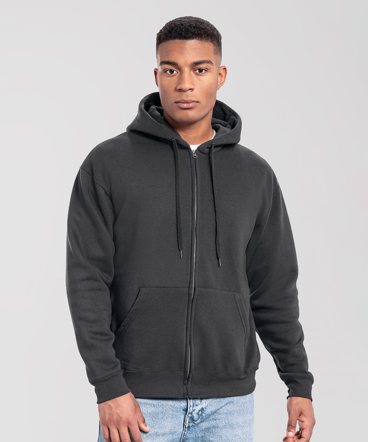 Fruit of the Loom SS443 Iconic Premium Hooded Sweat Jacket