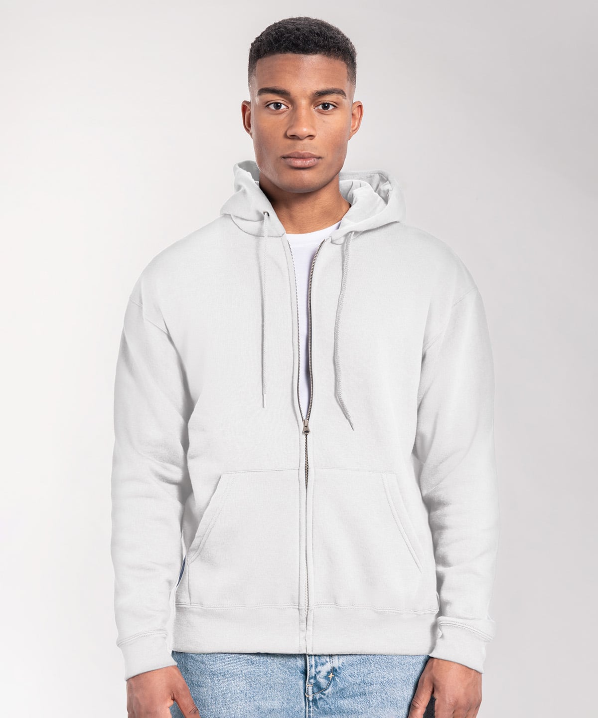 Fruit of the Loom SS443 Iconic Premium Hooded Sweat Jacket