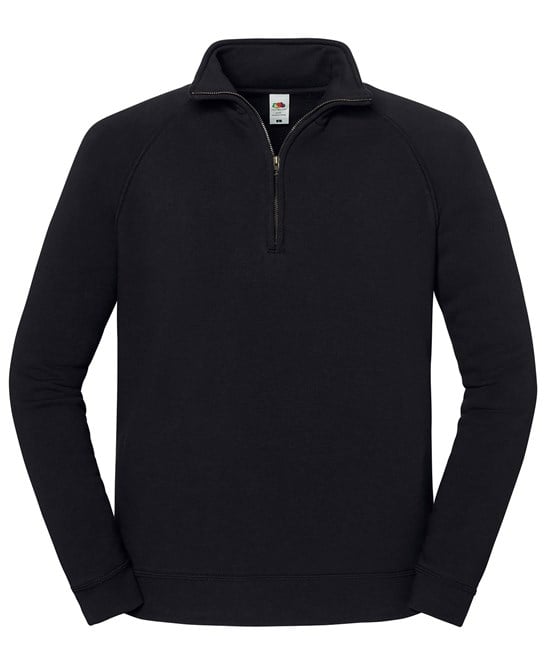 Fruit of the Loom SS444 Iconic Premium Zip-Neck Sweat