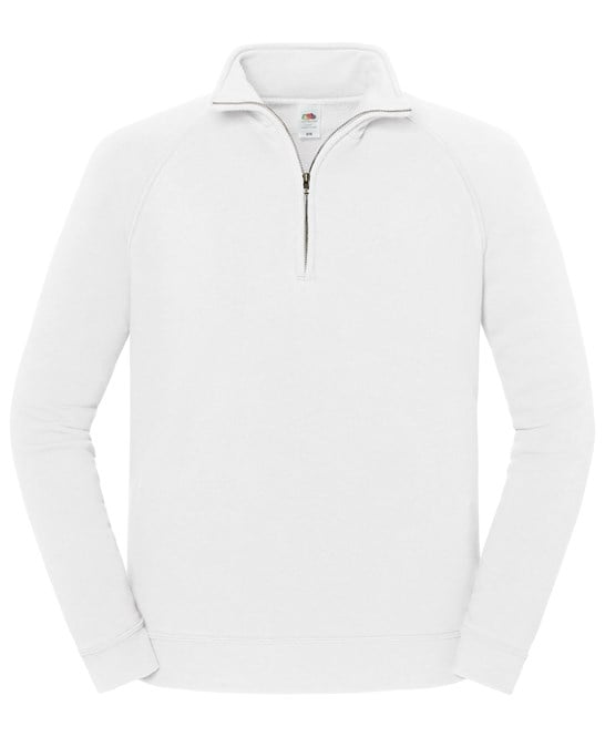 Fruit of the Loom SS444 Iconic Premium Zip-Neck Sweat