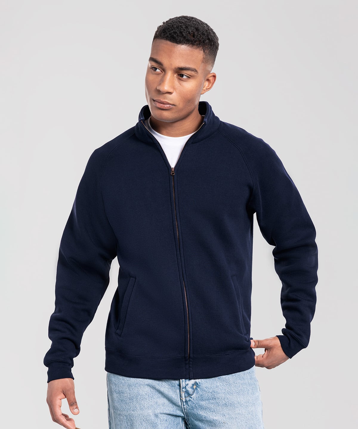 Fruit of the Loom SS445 Iconic Premium Sweat Jacket