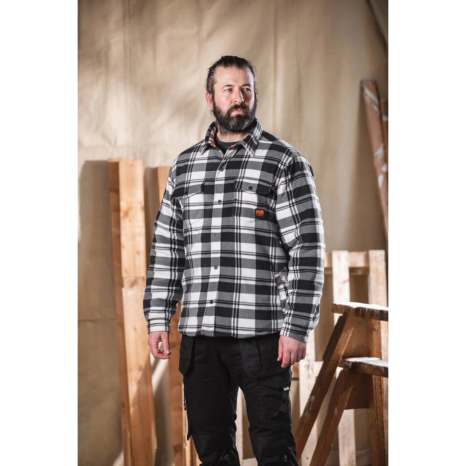 Scruffs Worker Padded Check Shirt