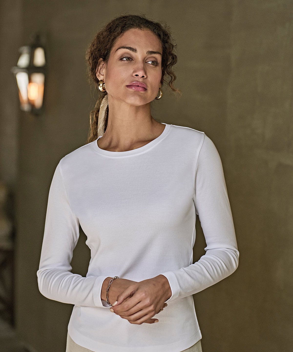 Tee Jays TJ004 Women’s Long Sleeve Interlock Tee (590)