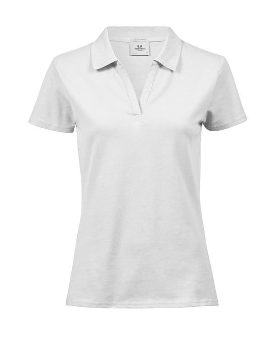 Tee Jays TJ033 Women’s Luxury Stretch V-Neck Polo (1409)
