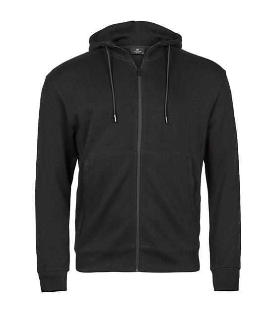 Tee Jays TJ059 Ribbed Interlock Hooded Full-Zip (5508)