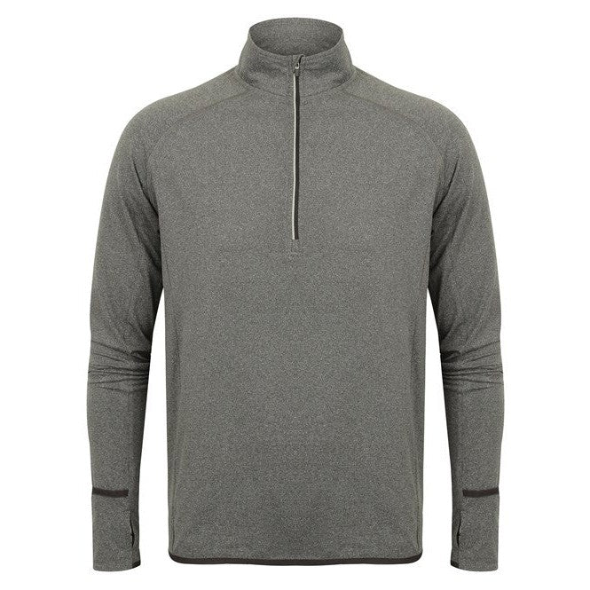 Tombo Long-Sleeved ¼ Zip Top