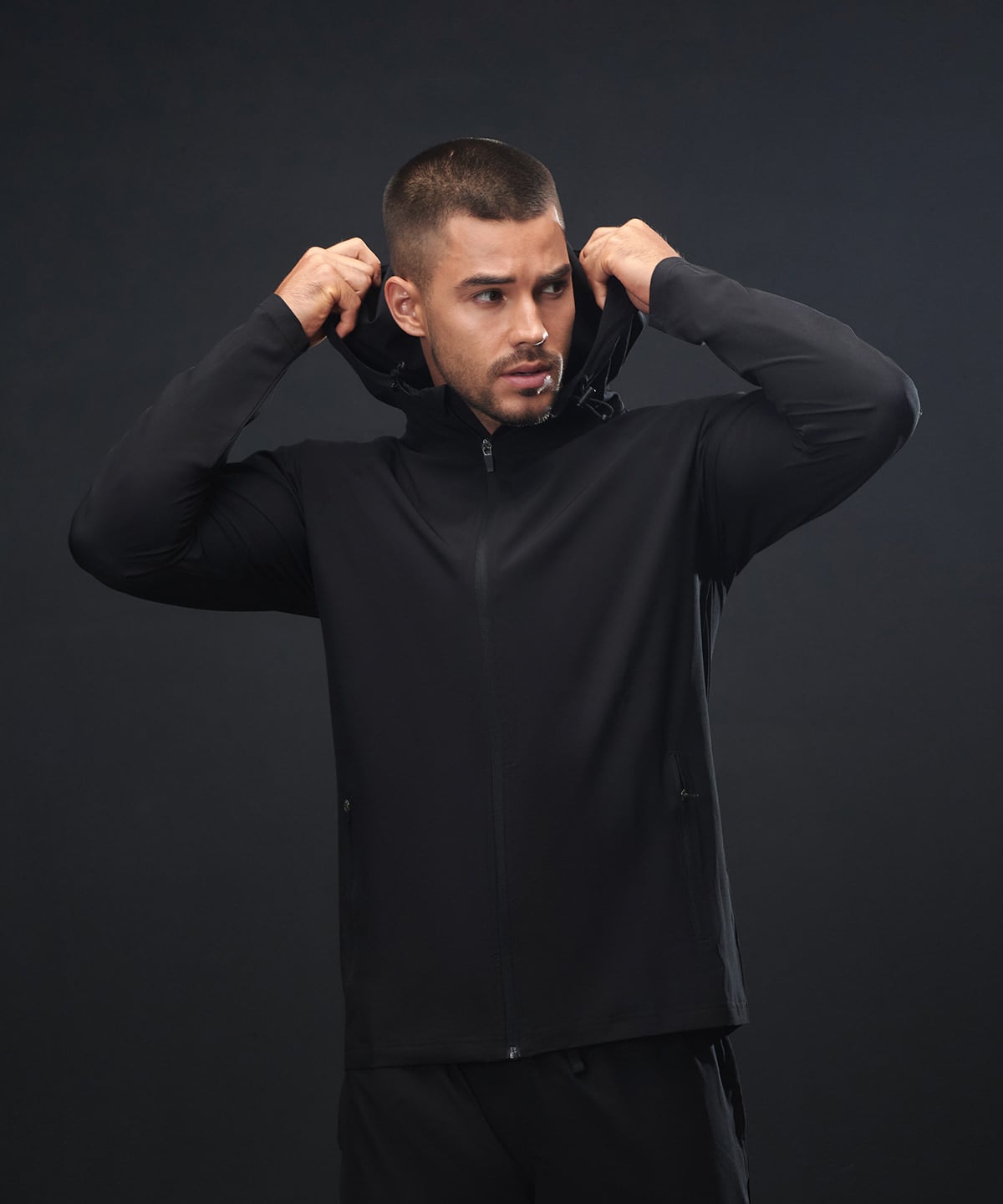 Tombo TL578 Technical Zip-Through Hoodie