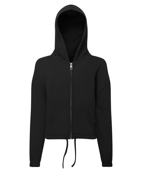 TriDri® TR61B Kids Tridri® Recycled Cropped Oversize Full-Zip Hoodie