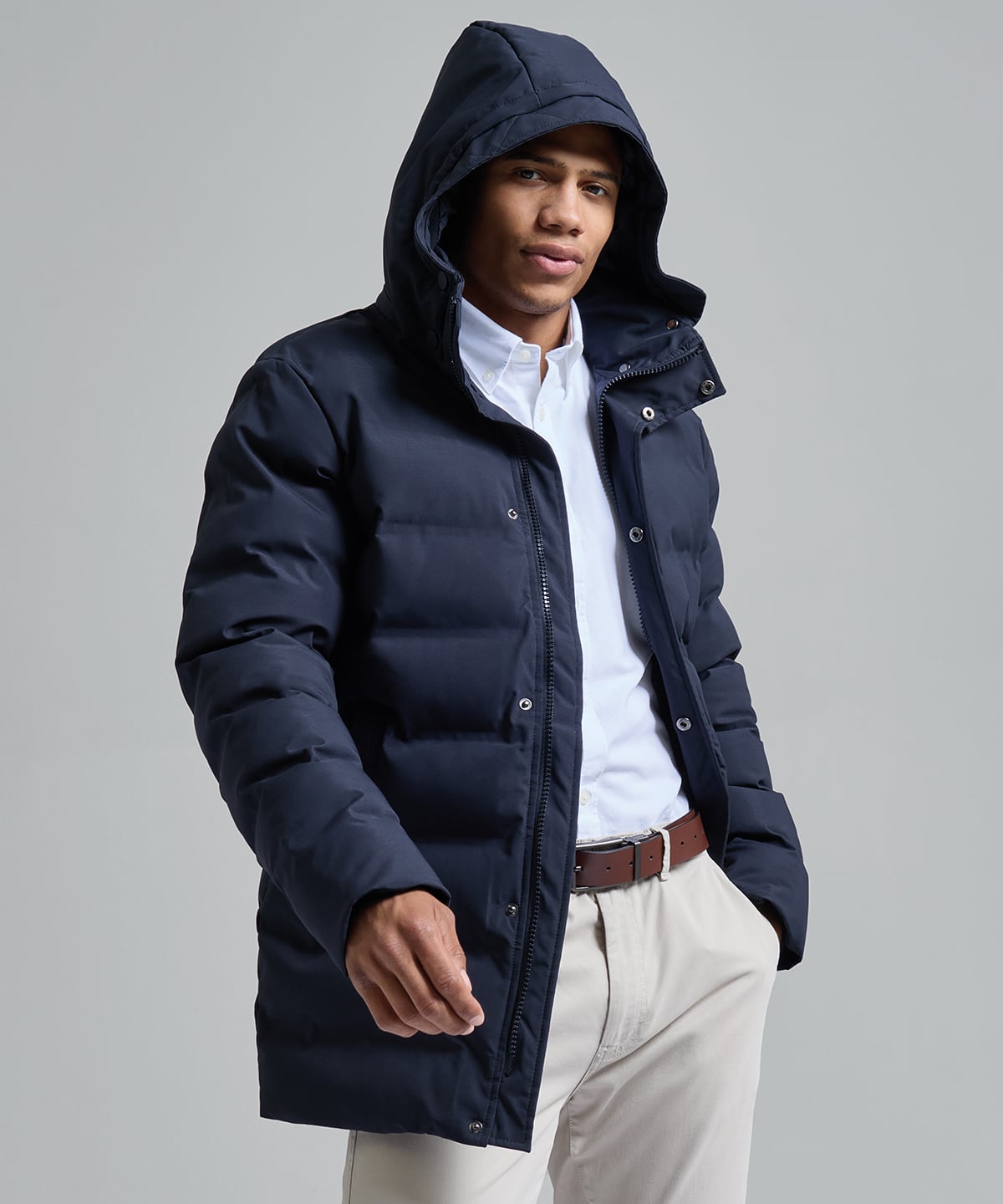 2786 TS008 Recycled Bonded Longline Padded Jacket