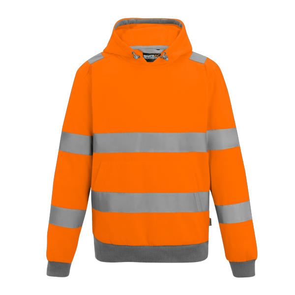 Regatta Professional Men's Hi-Vis Pro Contract Hoodie - Orange