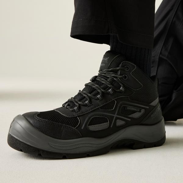 Regatta Professional Unisex Limeston S6 Waterproof Boot - Black/Granit