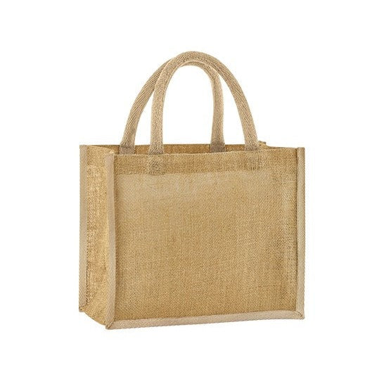 Westford Mill Natural Starched Jute Midi Tote