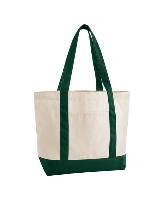 Westford Mill WM804 Earthaware® Organic Varsity Shopper