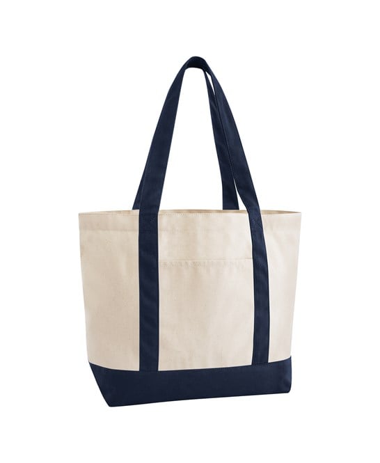 Westford Mill WM804 Earthaware® Organic Varsity Shopper