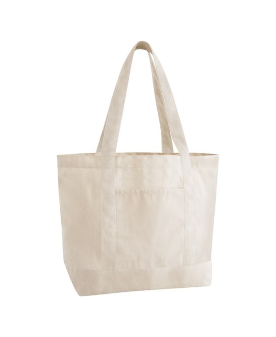 Westford Mill WM804 Earthaware® Organic Varsity Shopper