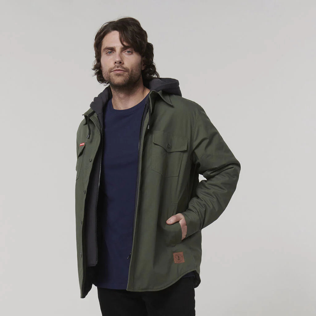 Hard Yakka Quilted Solid Shacket