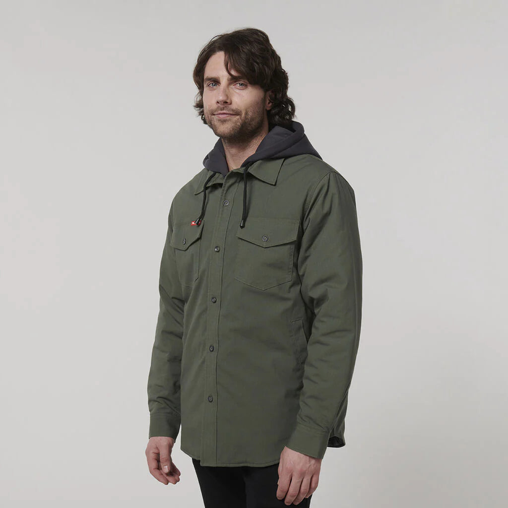 Hard Yakka Quilted Solid Shacket