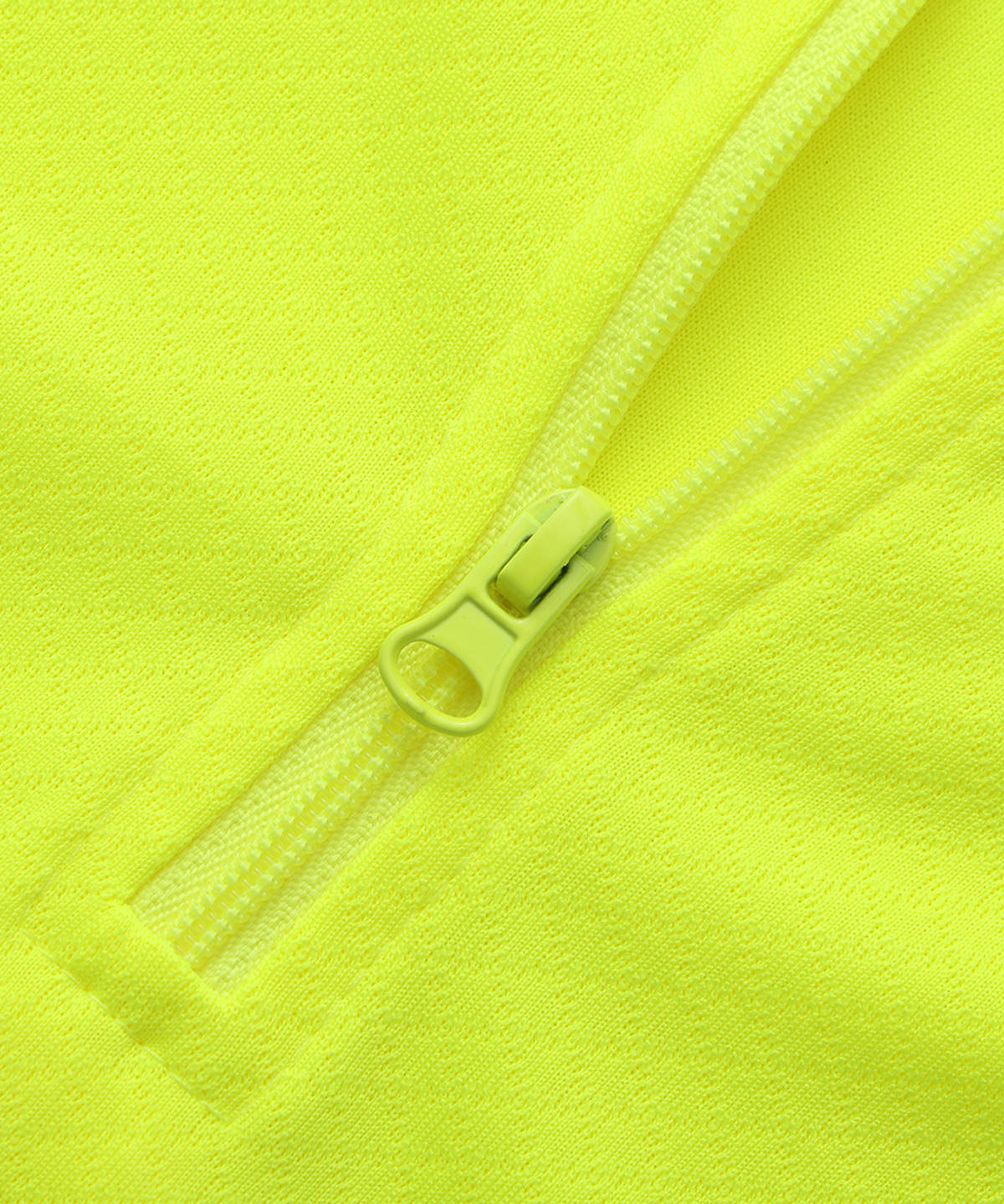 Yoko YK053 Hi-Vis Mandarin Collar Zip Neck Comfort Trim Polo (hvj230)
