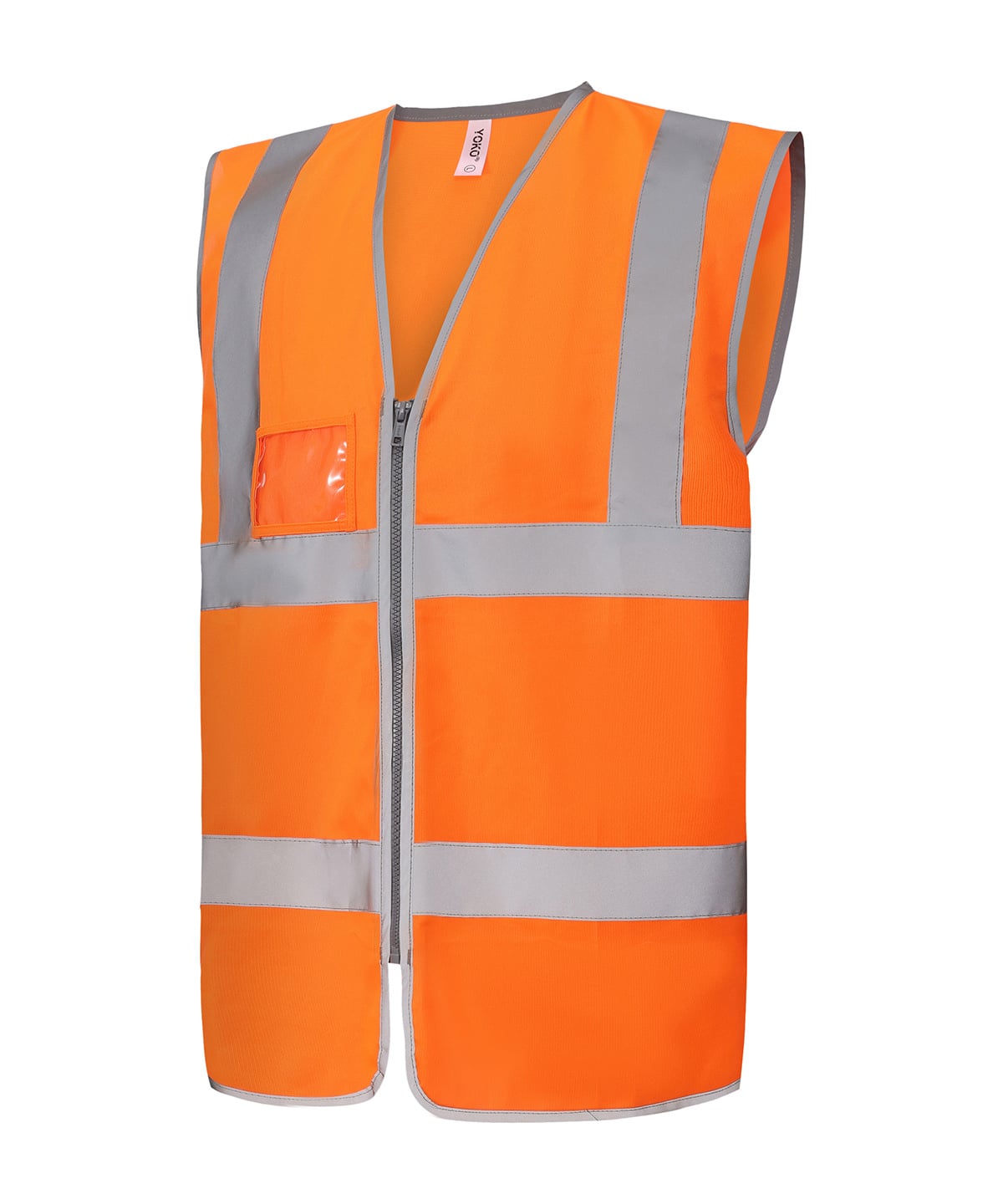Yoko YK056 Hi-Vis Zip Id Reflective Border Waistcoat (hvw103)