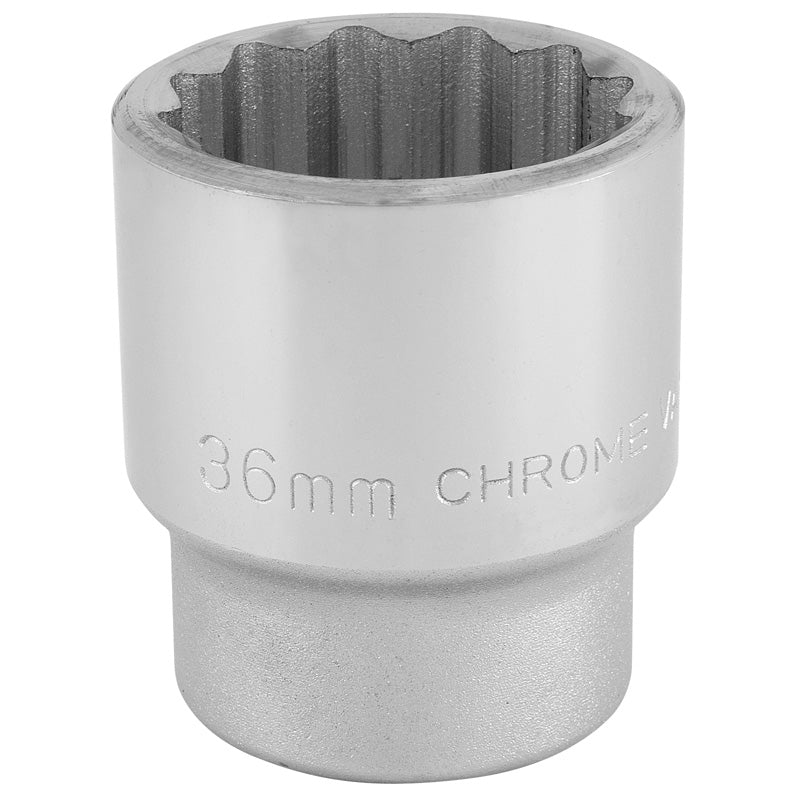 Draper 3/4" Square Drive 12 Point Socket (36mm)