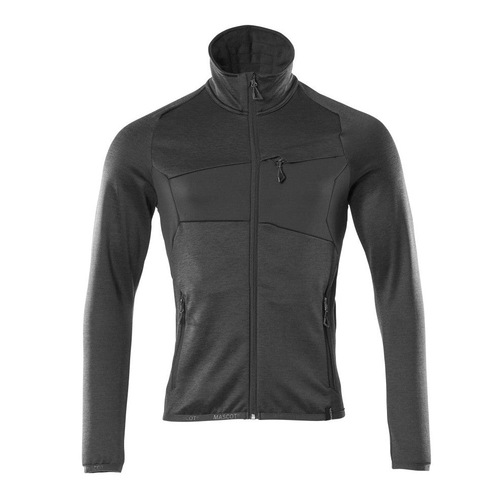 Mascot Accelerate Microfleece Jacket with Zipper #colour_black
