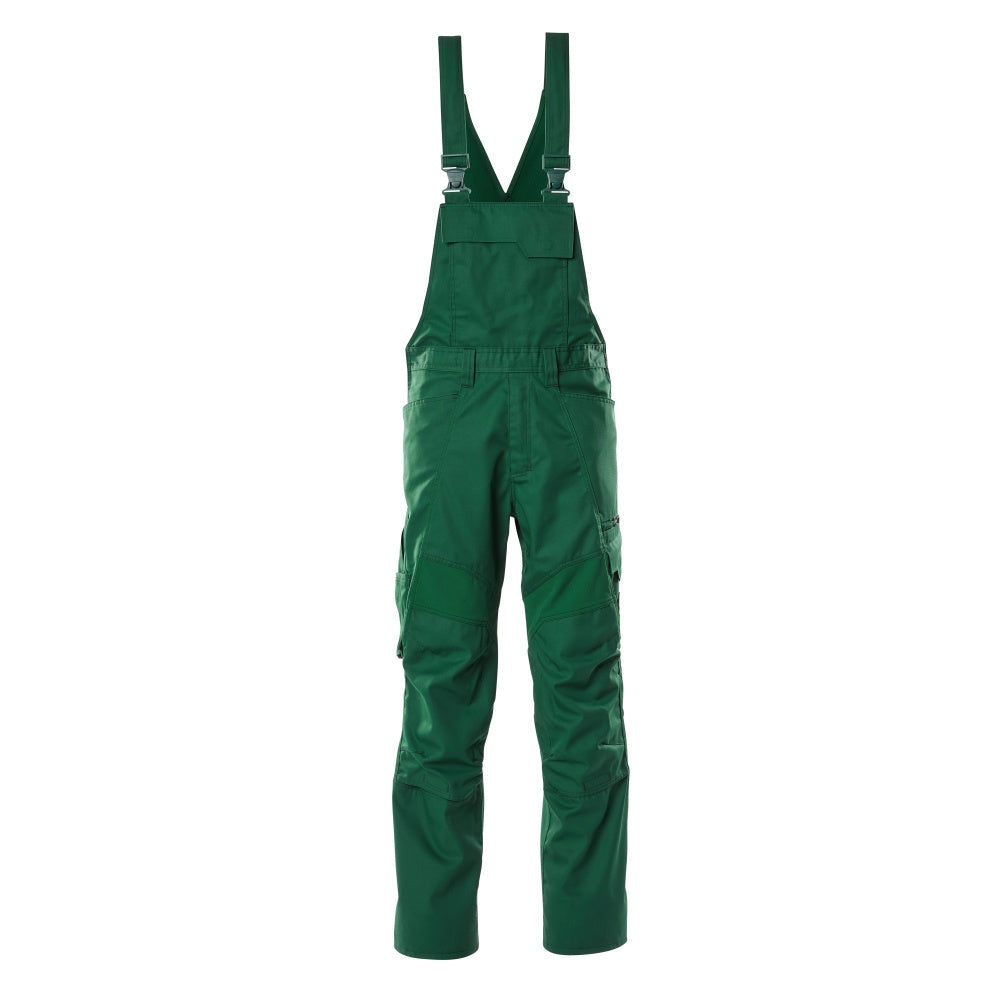 Mascot Accelerate Bib & Brace with Kneepad Pockets - Green #colour_green