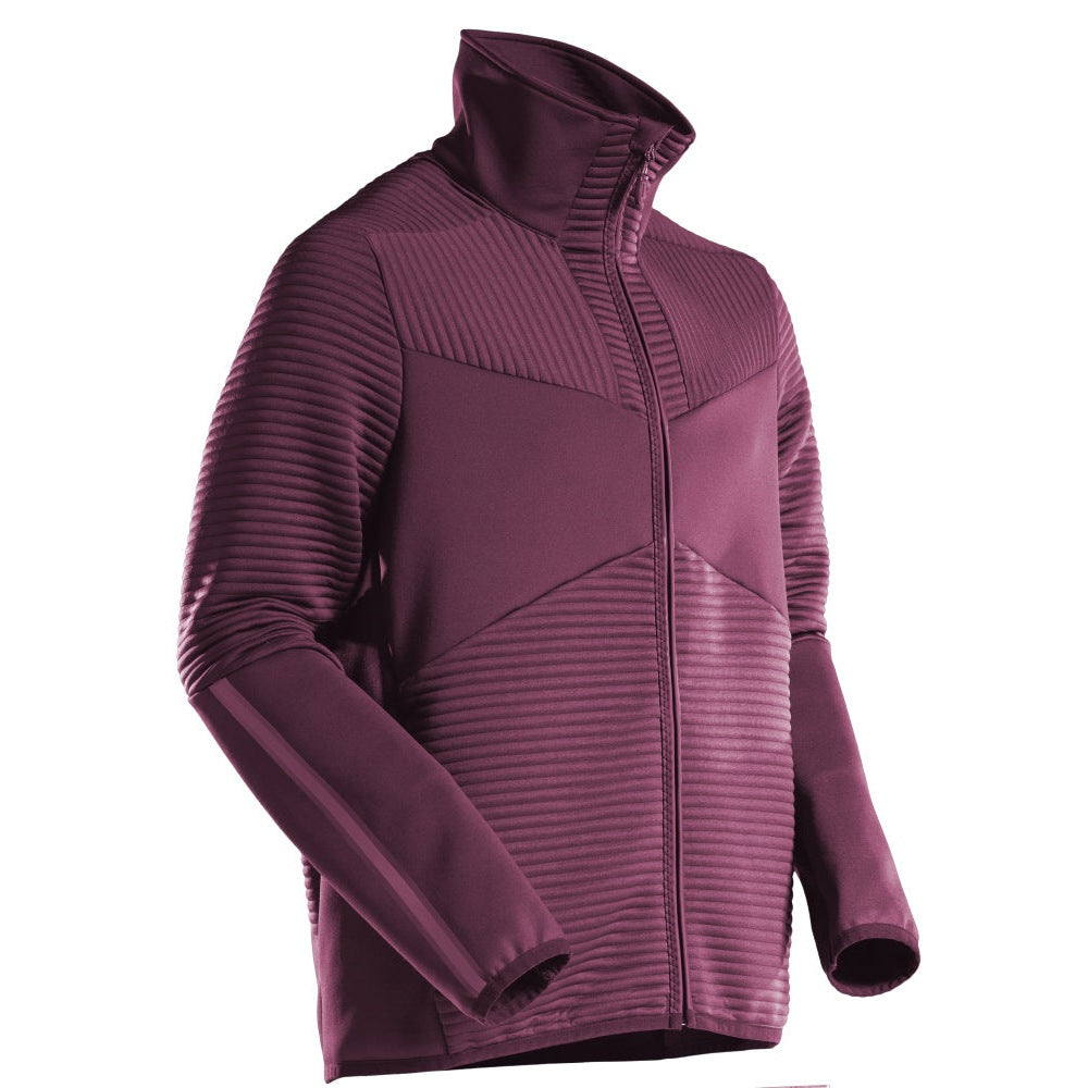 Mascot Customized Microfleece with Zipper #colour_bordeaux