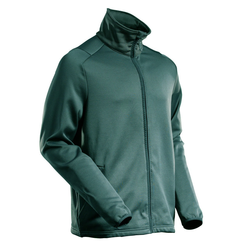Mascot Customized Microfleece with Zipper #colour_forest-green