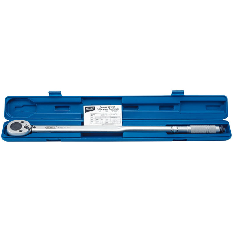 Draper 3/4" Square Drive 65-450Nm or 48-332 lb-ft Ratchet Torque Wrench