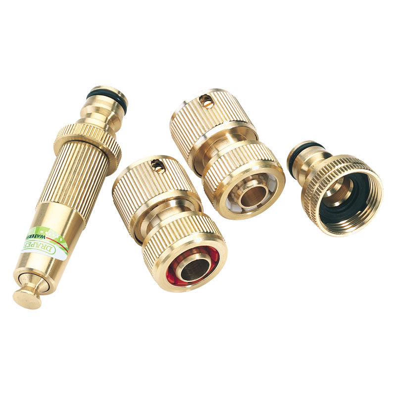 Draper Brass Watering Accessory Set (4 Piece)