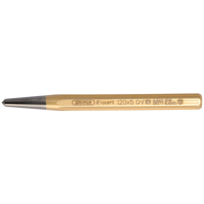 Draper Expert 5mm x 120mm Octagonal Centre Punch