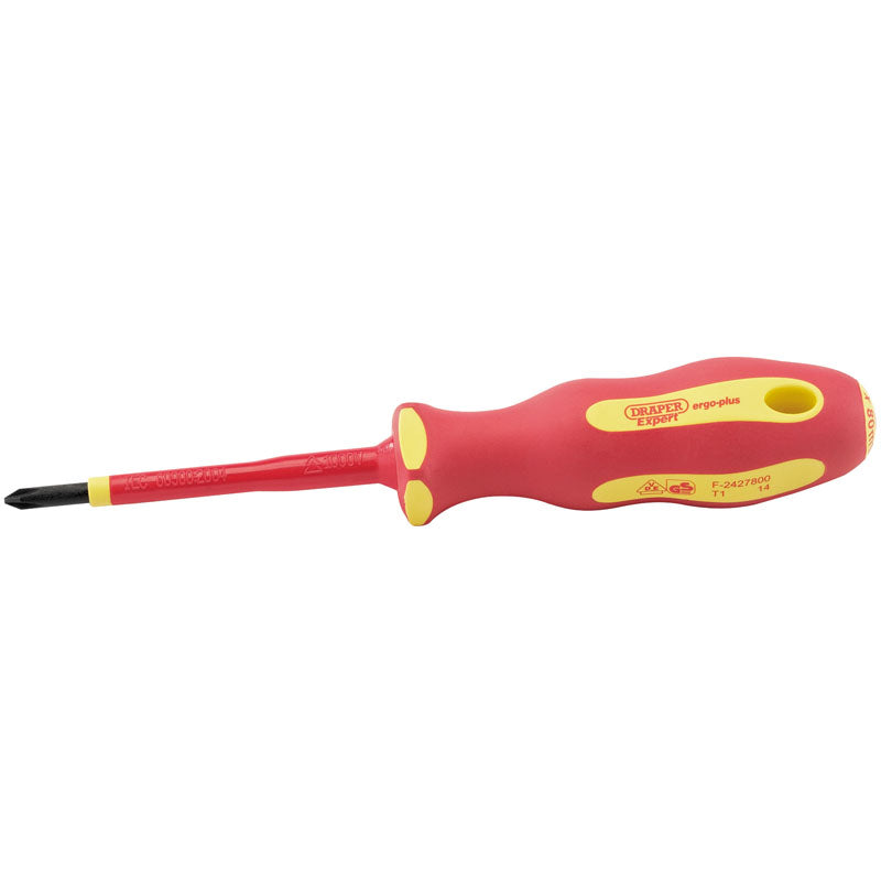 Draper Ergo Plus® VDE No.1 x 80mm Cross Slot Screwdriver