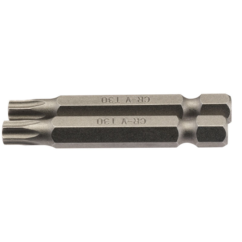 Draper T30 1/4" Hex. Draper TX-STAR® Insert Bit 50mm Long x 2