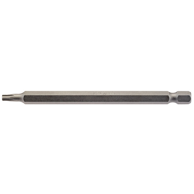 Draper T20 1/4" Hex. Draper TX-STAR® Insert Bit 100mm Long x 1