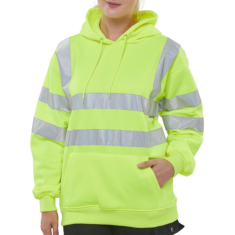 Beeswift Pull On Hoody Sweatshirt Saturn Yellow