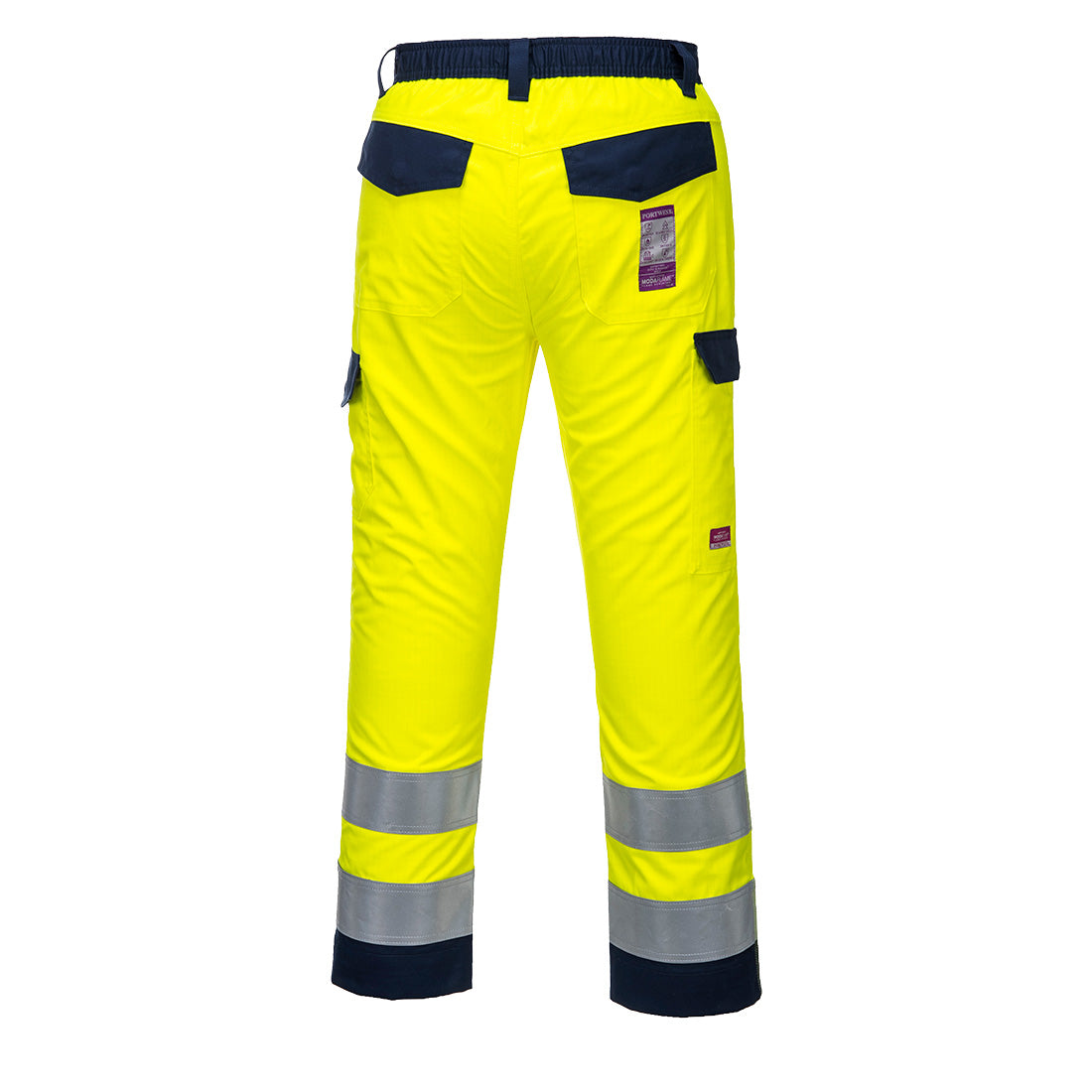 Portwest Modaflame Work Hi-Vis Multi-Norm Contrast FR Trousers