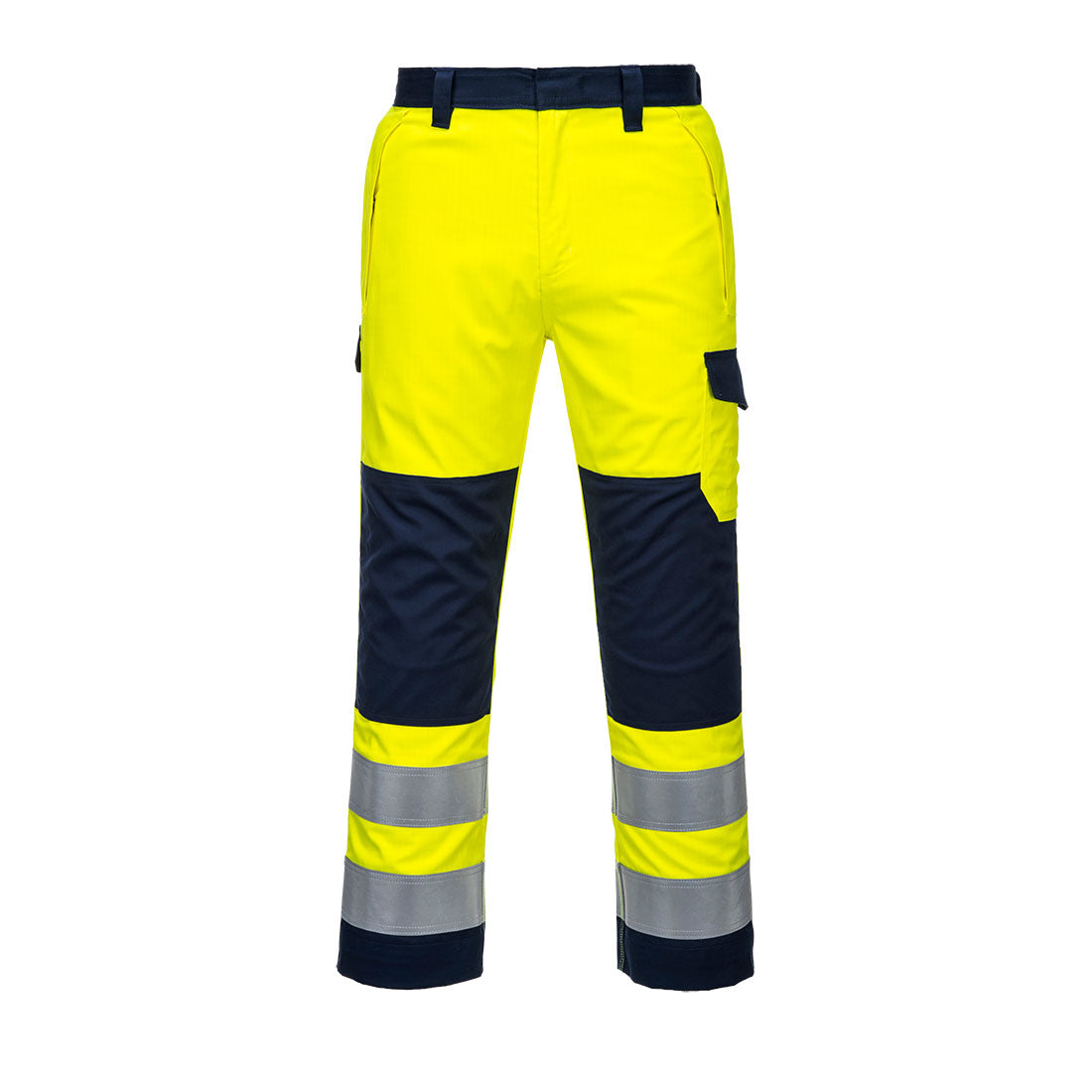 Portwest Modaflame Work Hi-Vis Multi-Norm Contrast FR Trousers